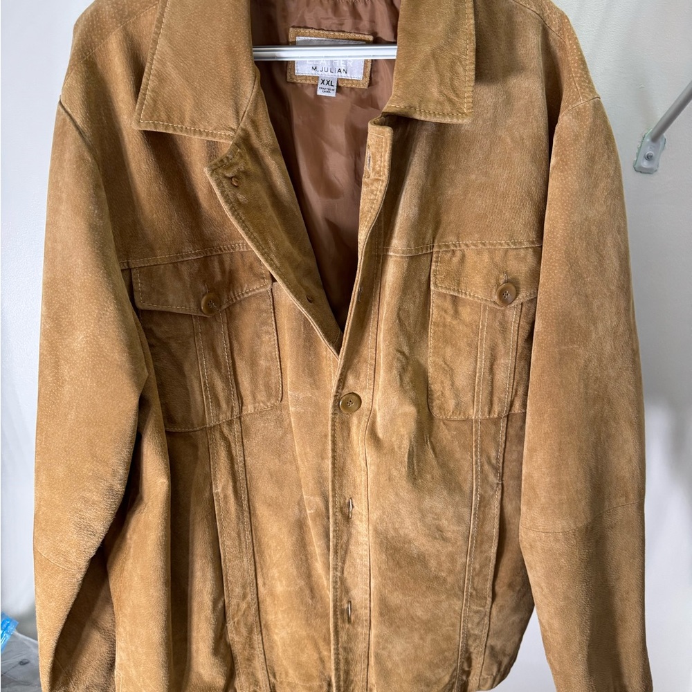 Wilsons Leather Suede Brown Jacket XXL